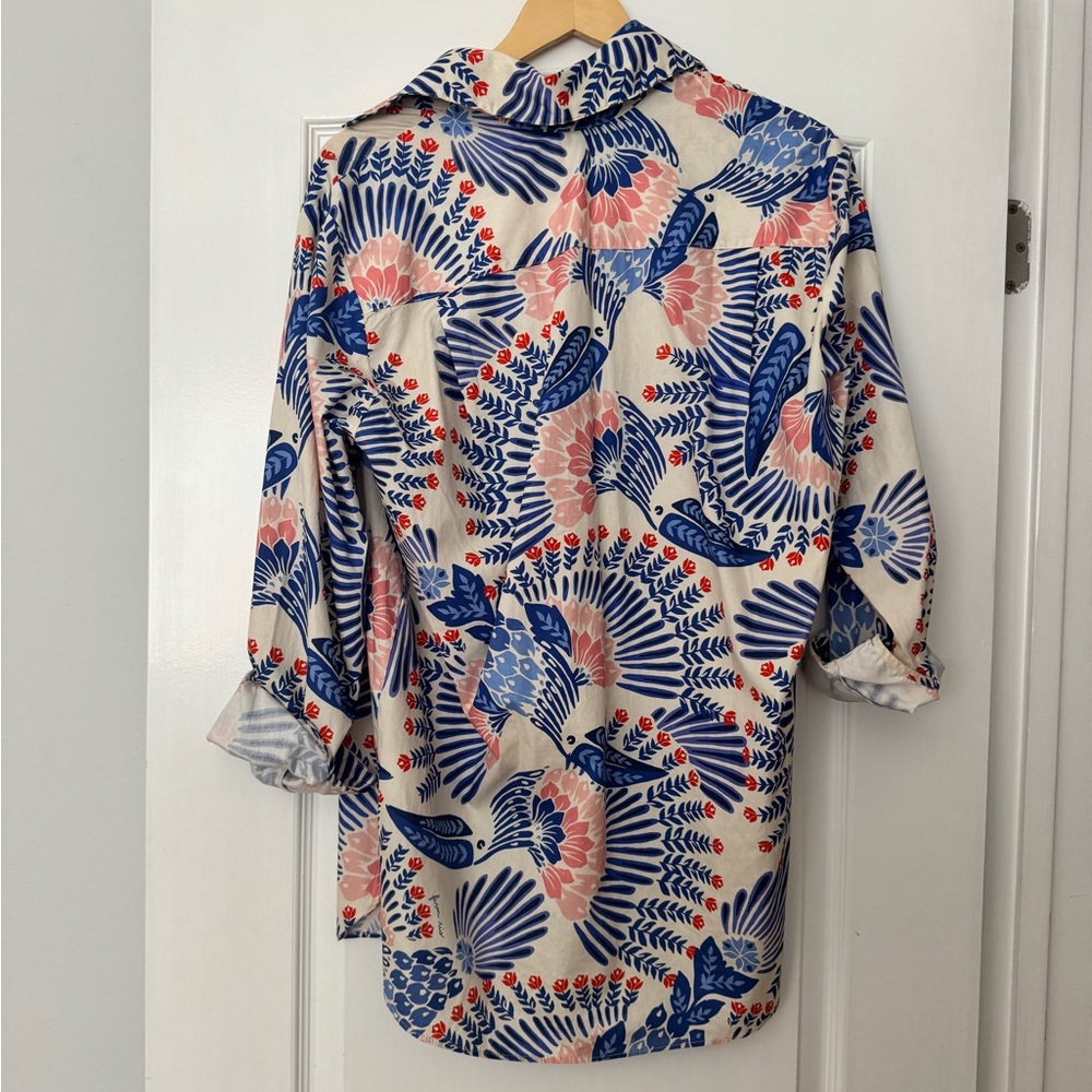 Farm Rio Patterned Button-Up Shirt - Picture 3 of 3